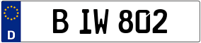 Truck License Plate